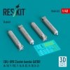 RESKIT RS48-0523 CBU-89B cluster bombs GATOR (4 pcs) (3D Printed) 1/48